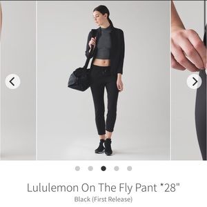 Lululemon On The Fly Pant *28"